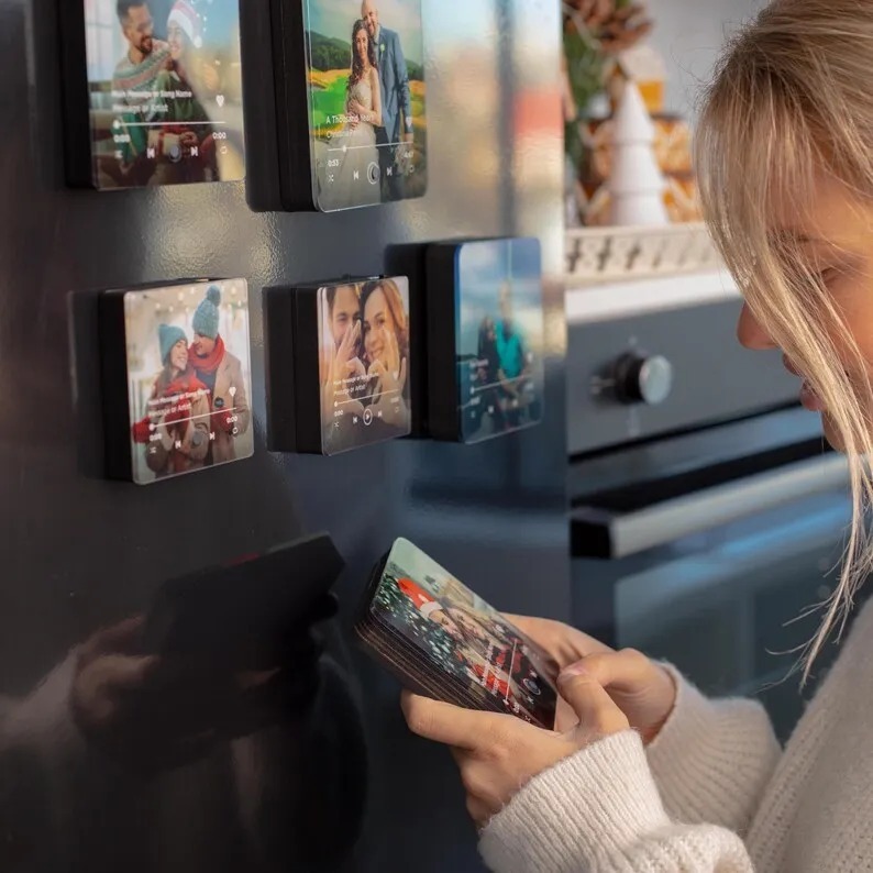 Photo + Song Personalized Magnet