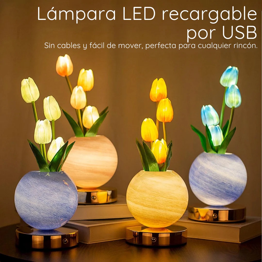 Tulip Ambient Lamp – Soft Glow Decorative Light for Cozy Spaces