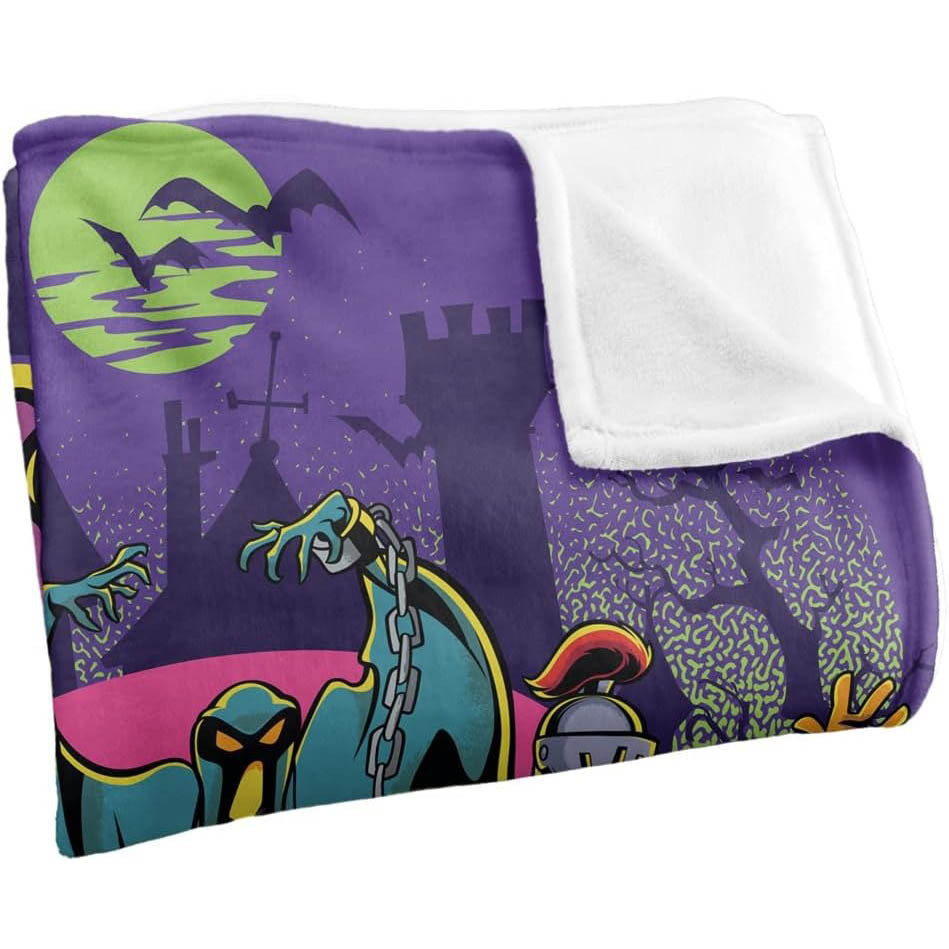 Scooby Doo Spooky Poster Scene Blanket