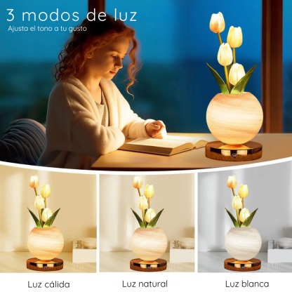 Tulip Ambient Lamp – Soft Glow Decorative Light for Cozy Spaces