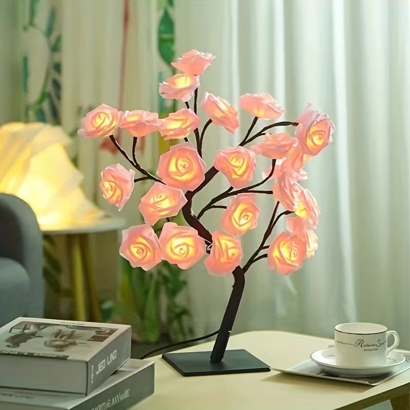 Charming Rose Tree Valentine's Day gift LED light