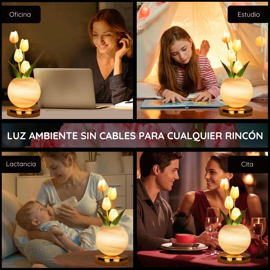 Tulip Ambient Lamp – Soft Glow Decorative Light for Cozy Spaces