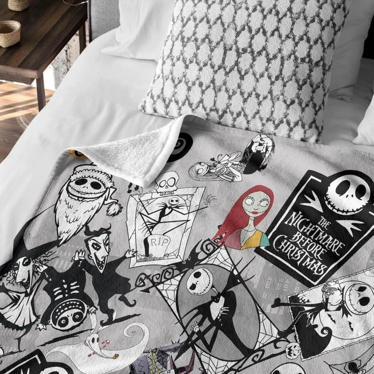 Halloween Jack Skellington Blanket