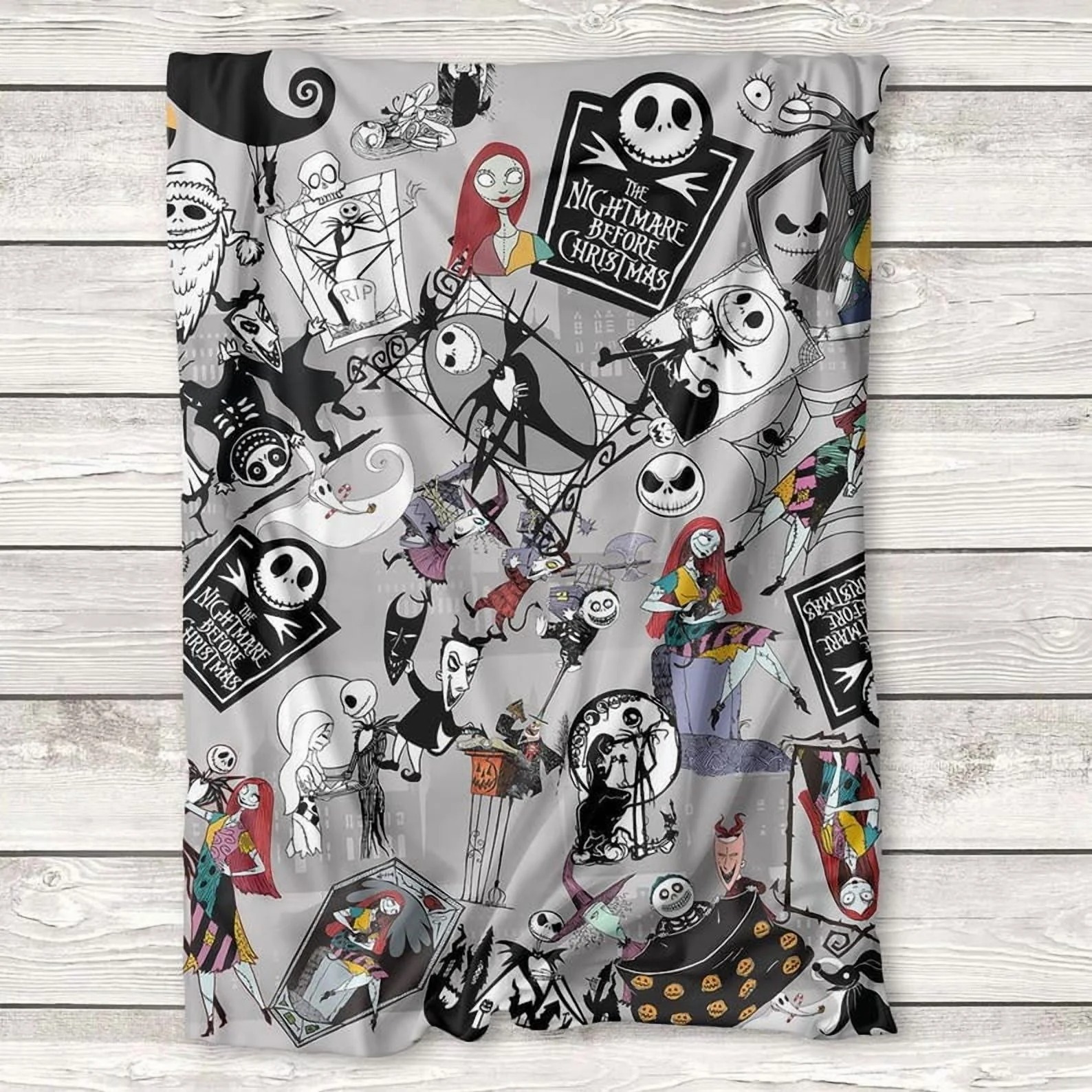 Halloween Jack Skellington Blanket