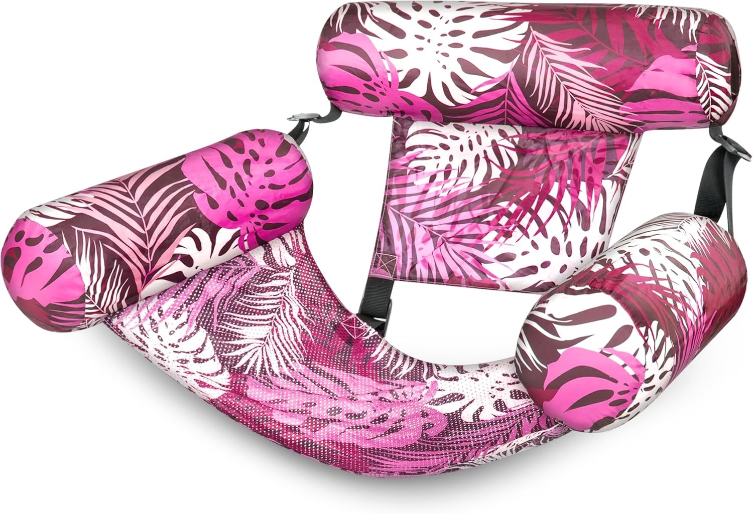 Inflatable Pool Hammock Float – Floating Lounge Chair with Mesh Seat, Headrest & Cooling Water Design