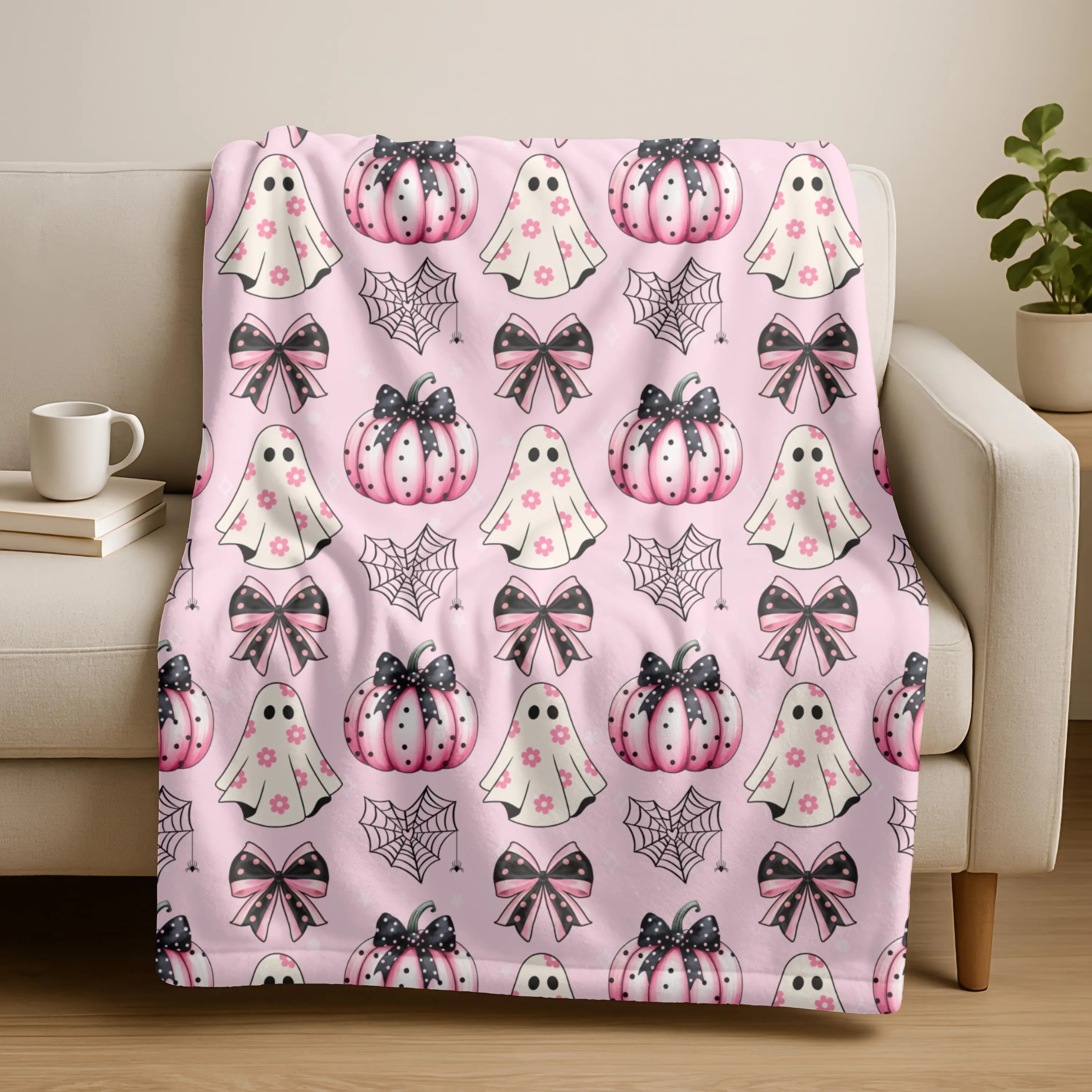 Coquette Halloween Blanket