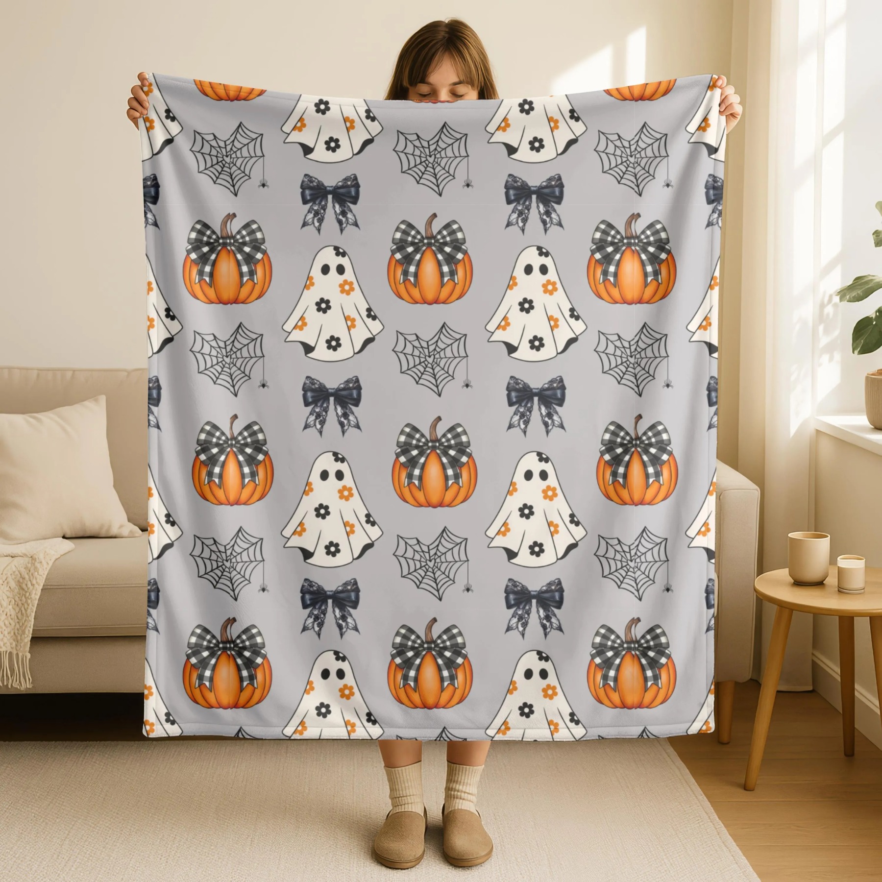 Coquette Halloween Blanket