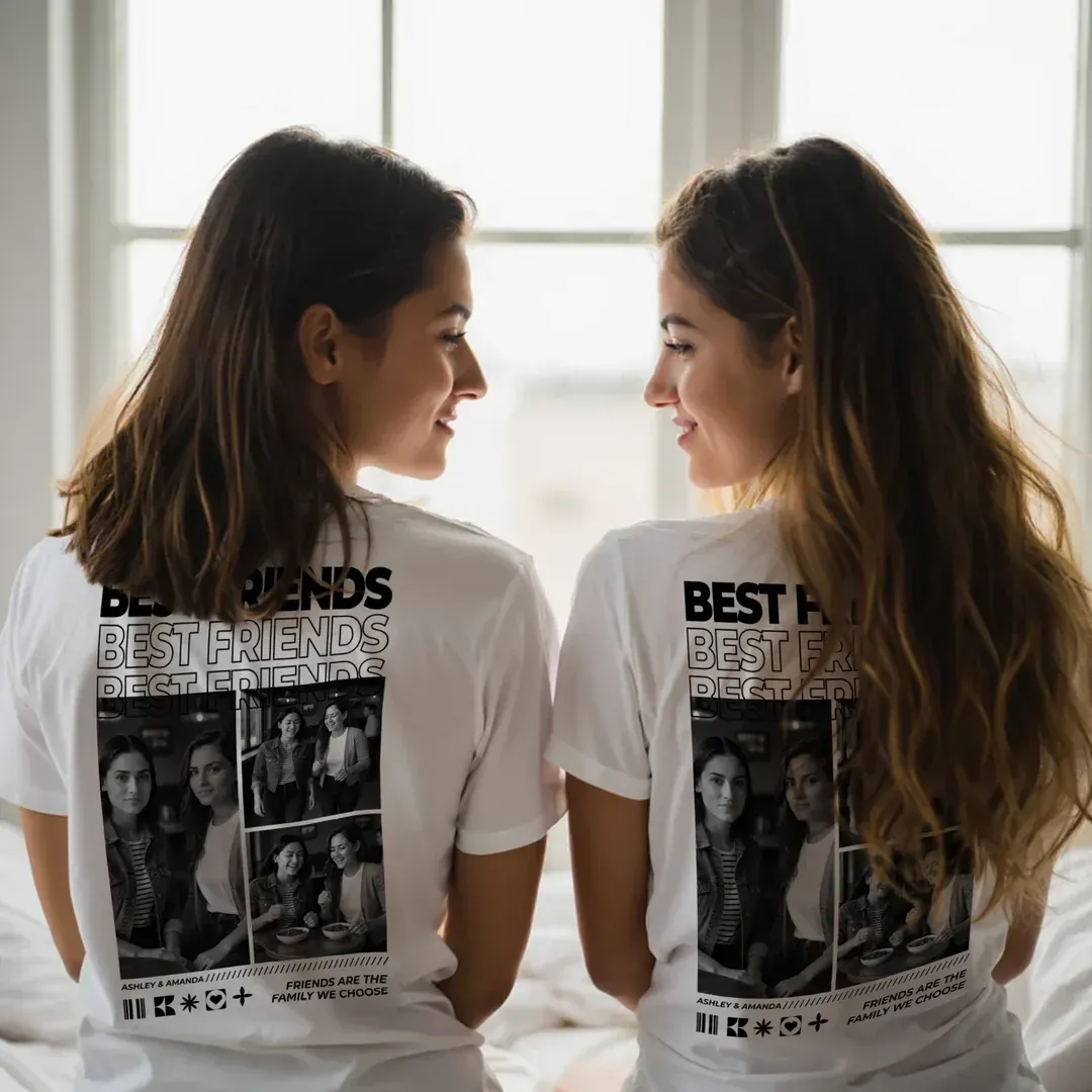 Personalized T-shirt "BESTIES"