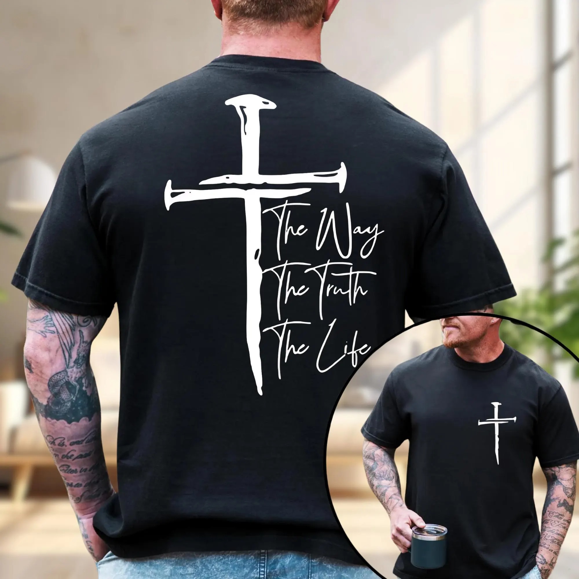 Bold Cross Scripture T-Shirt