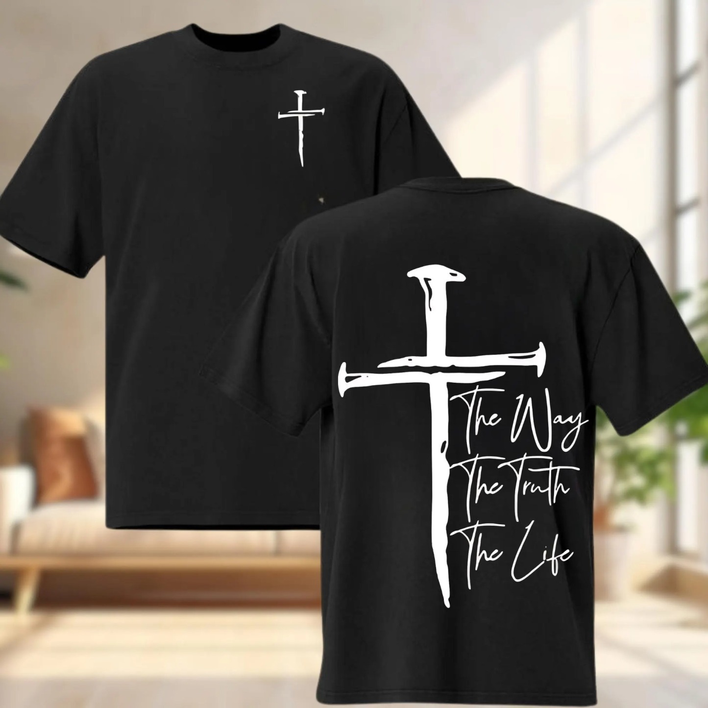 Bold Cross Scripture T-Shirt