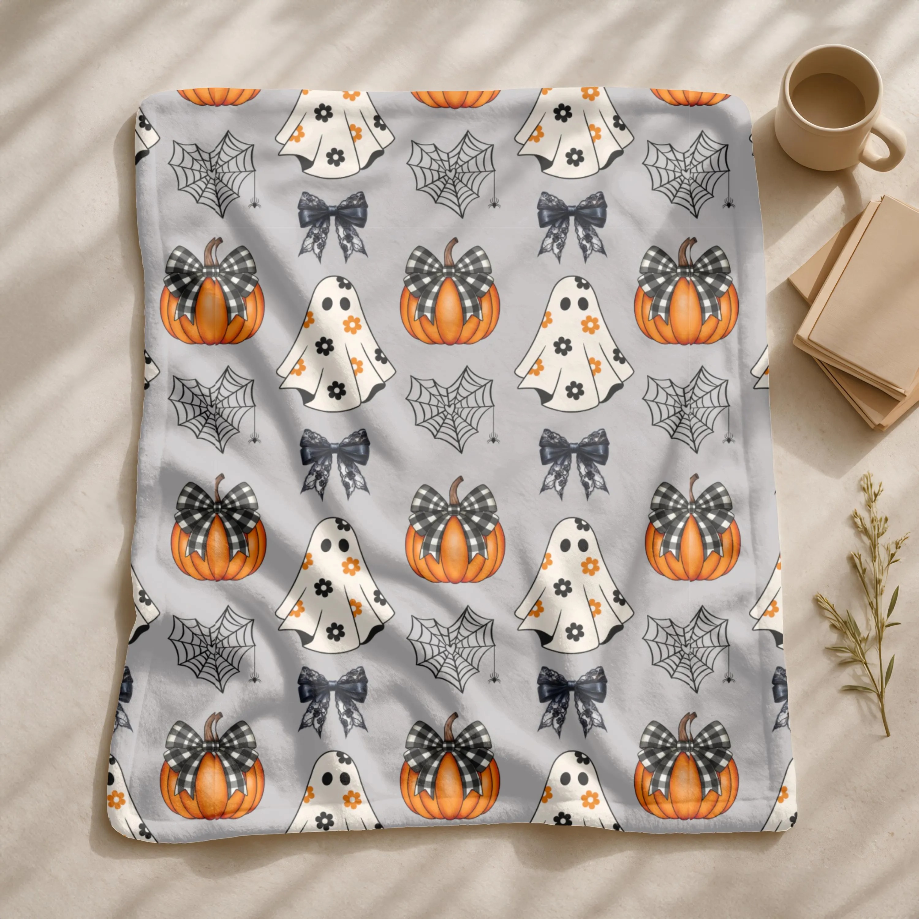 Coquette Halloween Blanket
