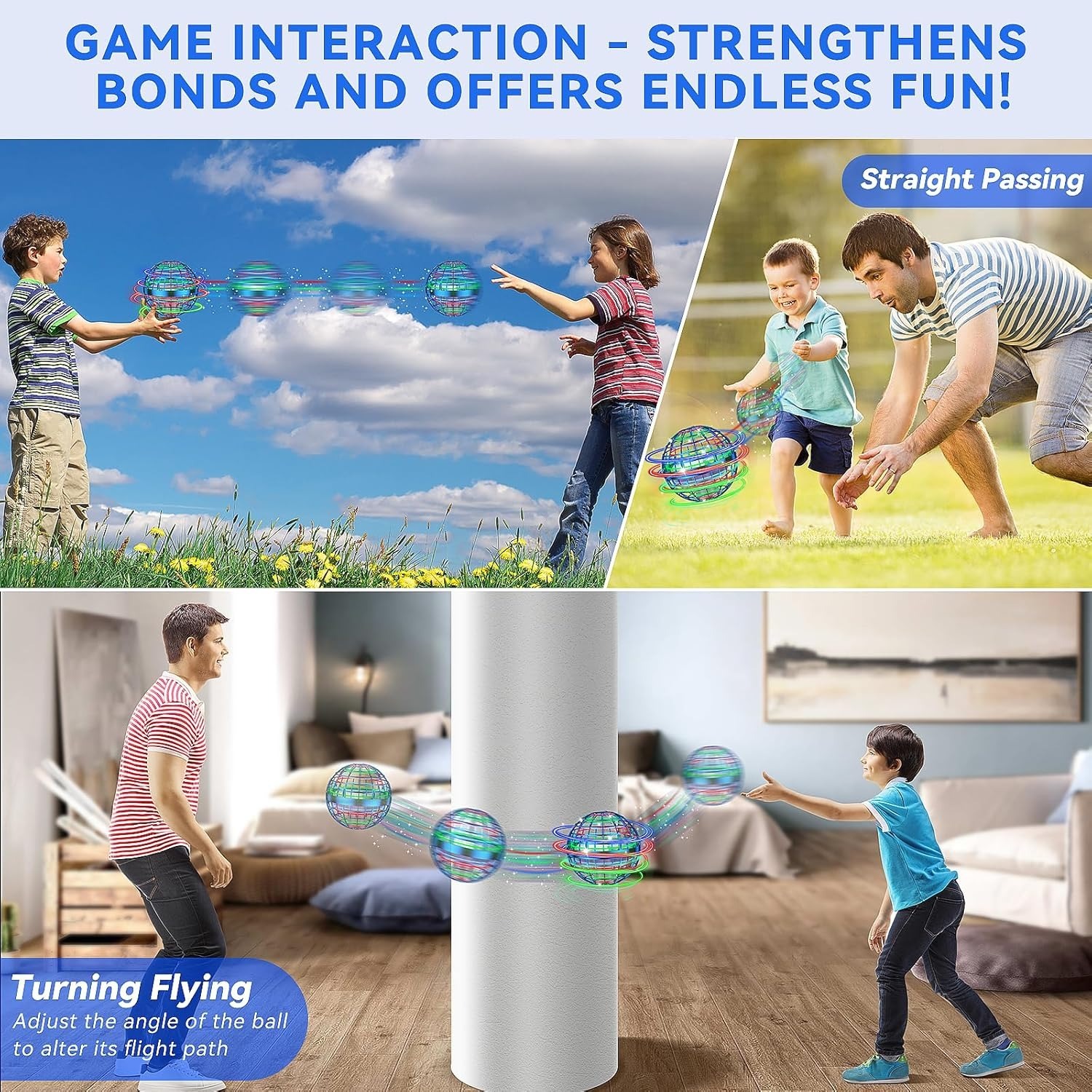 Cosmic Globe Boomerang Hover Ball