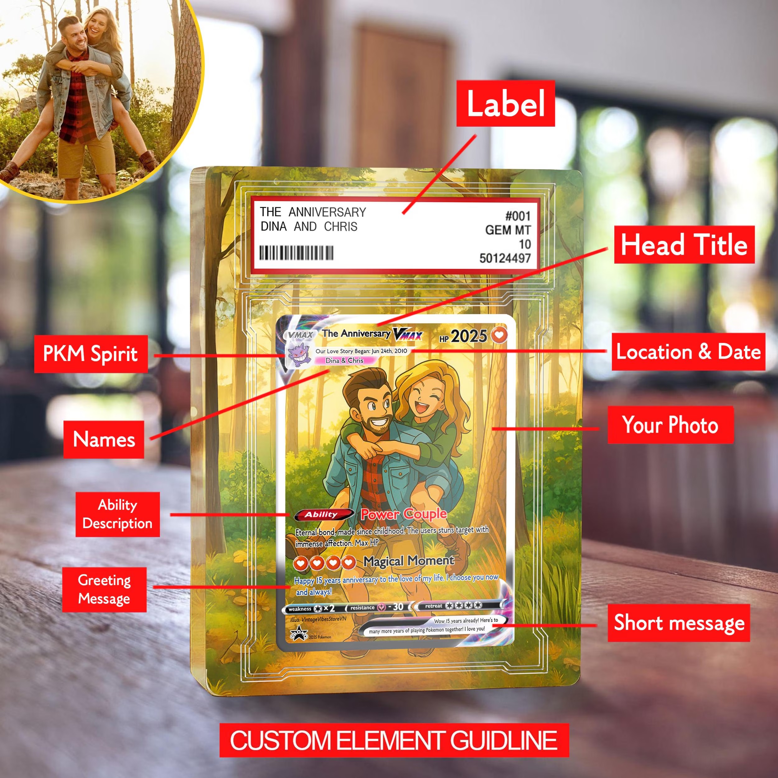 Custom Anime Photo Acrylic Plaque