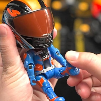 Motorcycle Helmet Decoration Accessory – Spinning Ornament, Easy Install