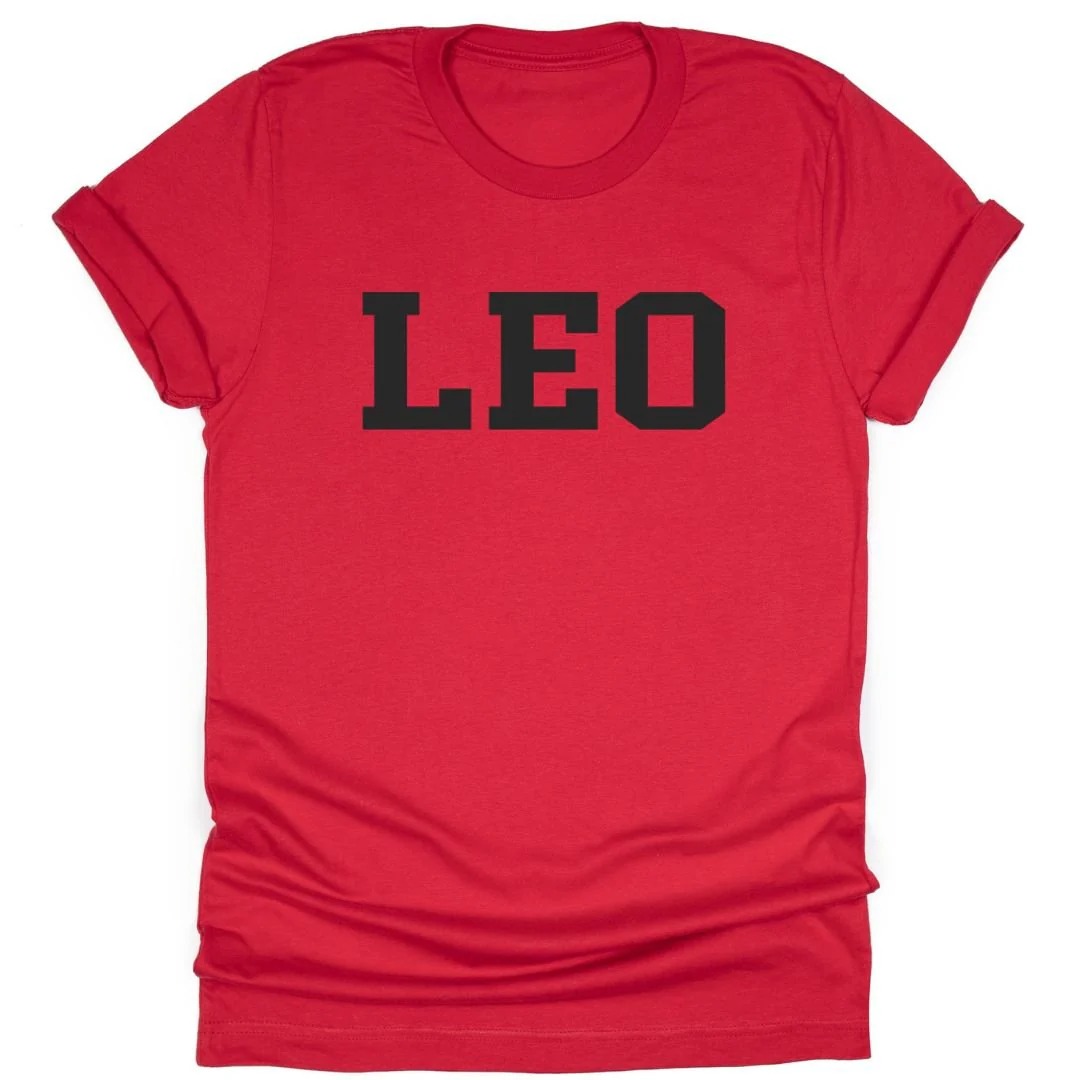 Twelve Zodiac Signs Simple Print T-shirt