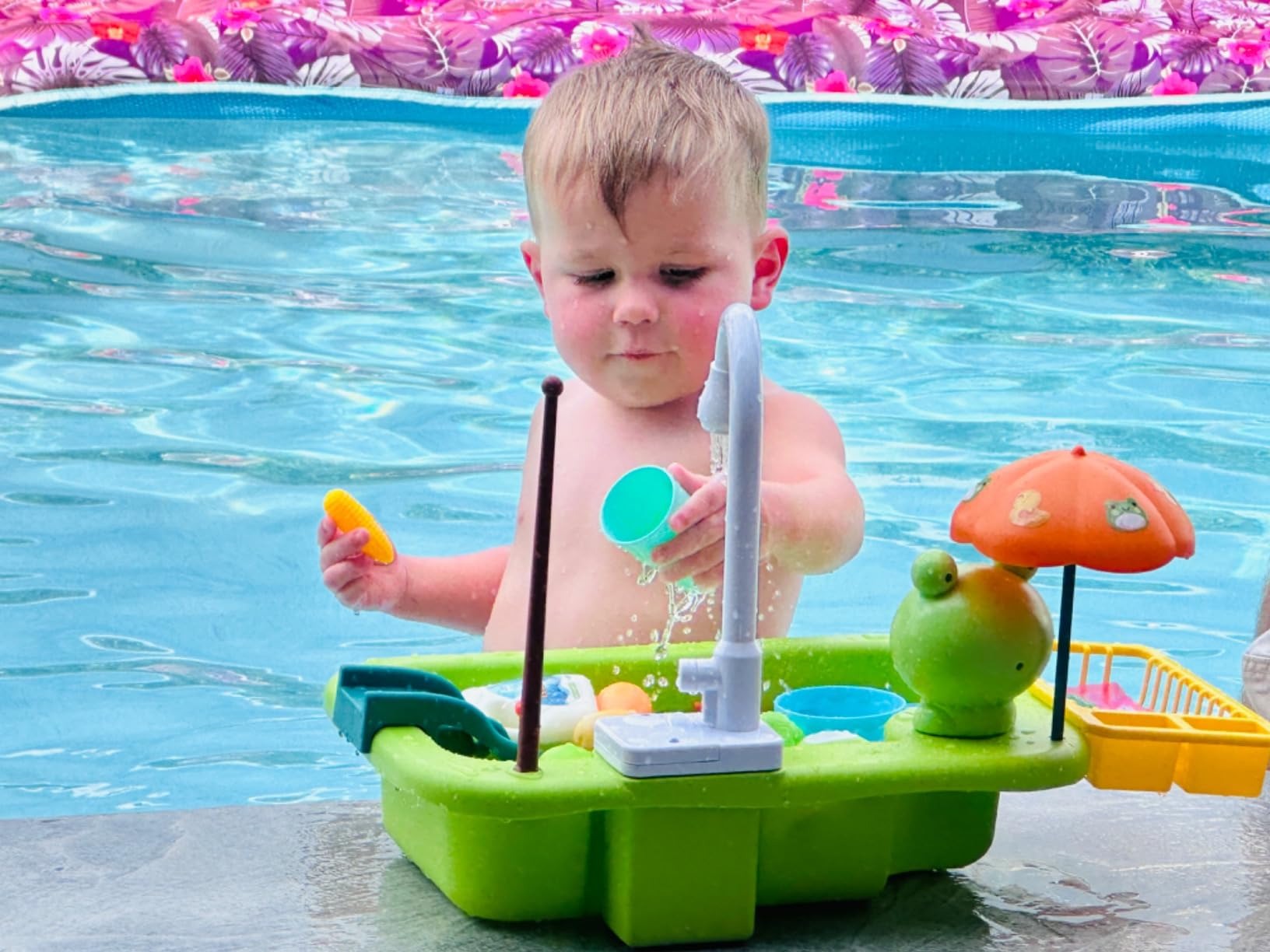 Electric Frog Bath Toy – Automatic Floating Water Spray Fountain for Toddlers, Fun Baby Bathtub Toy