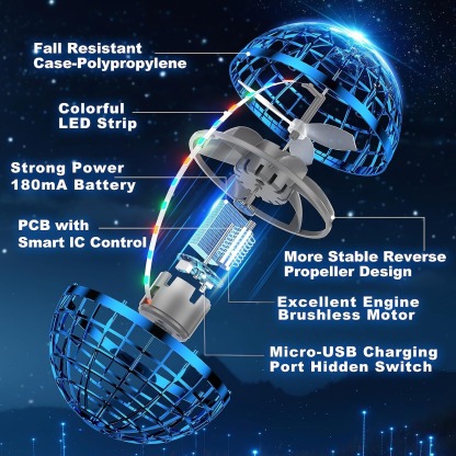 Cosmic Globe Boomerang Hover Ball