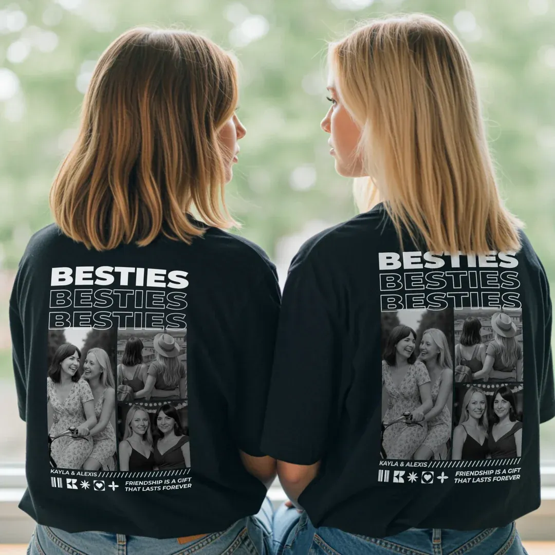 Personalized T-shirt "BESTIES"