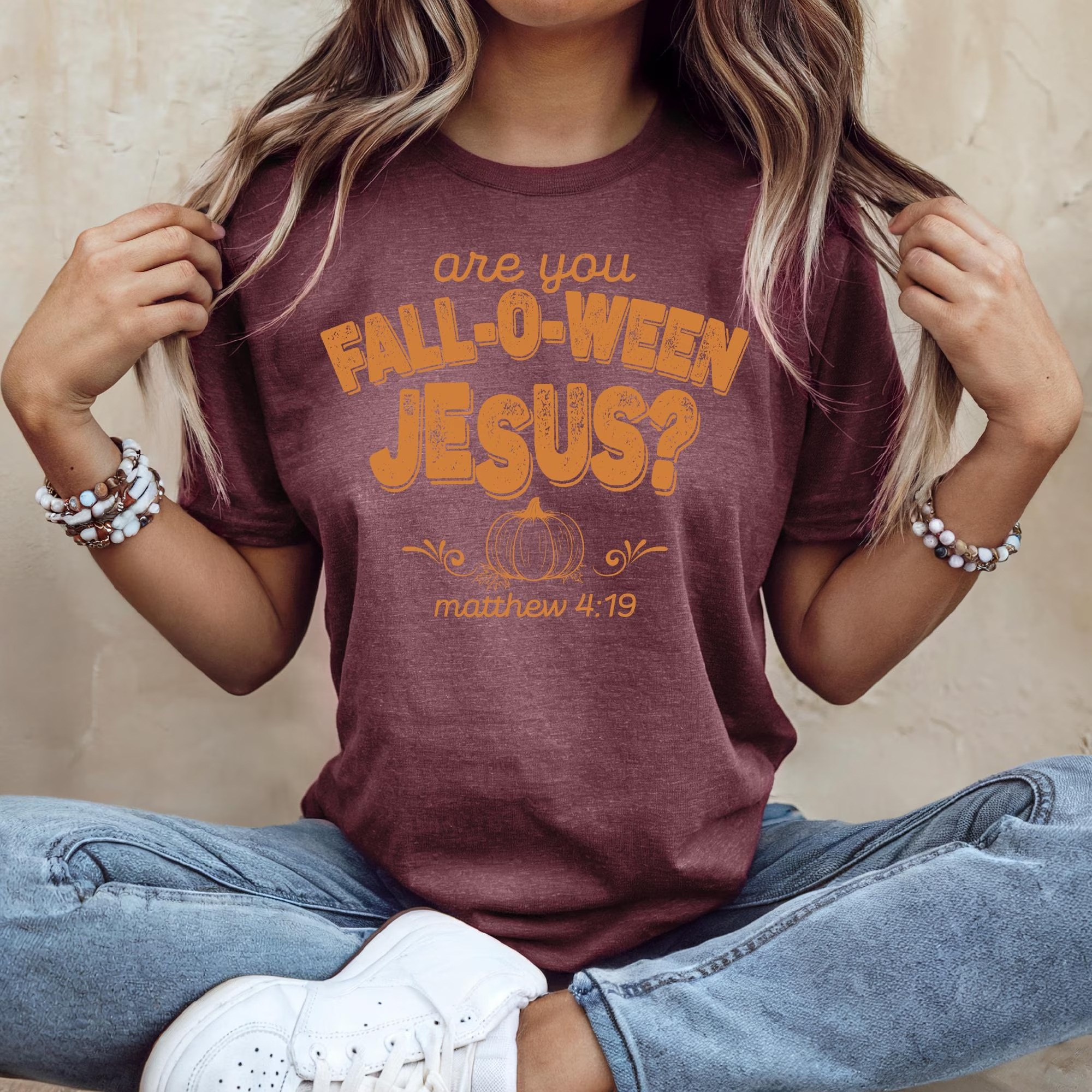 Jesus Fall Halloween T-Shirt