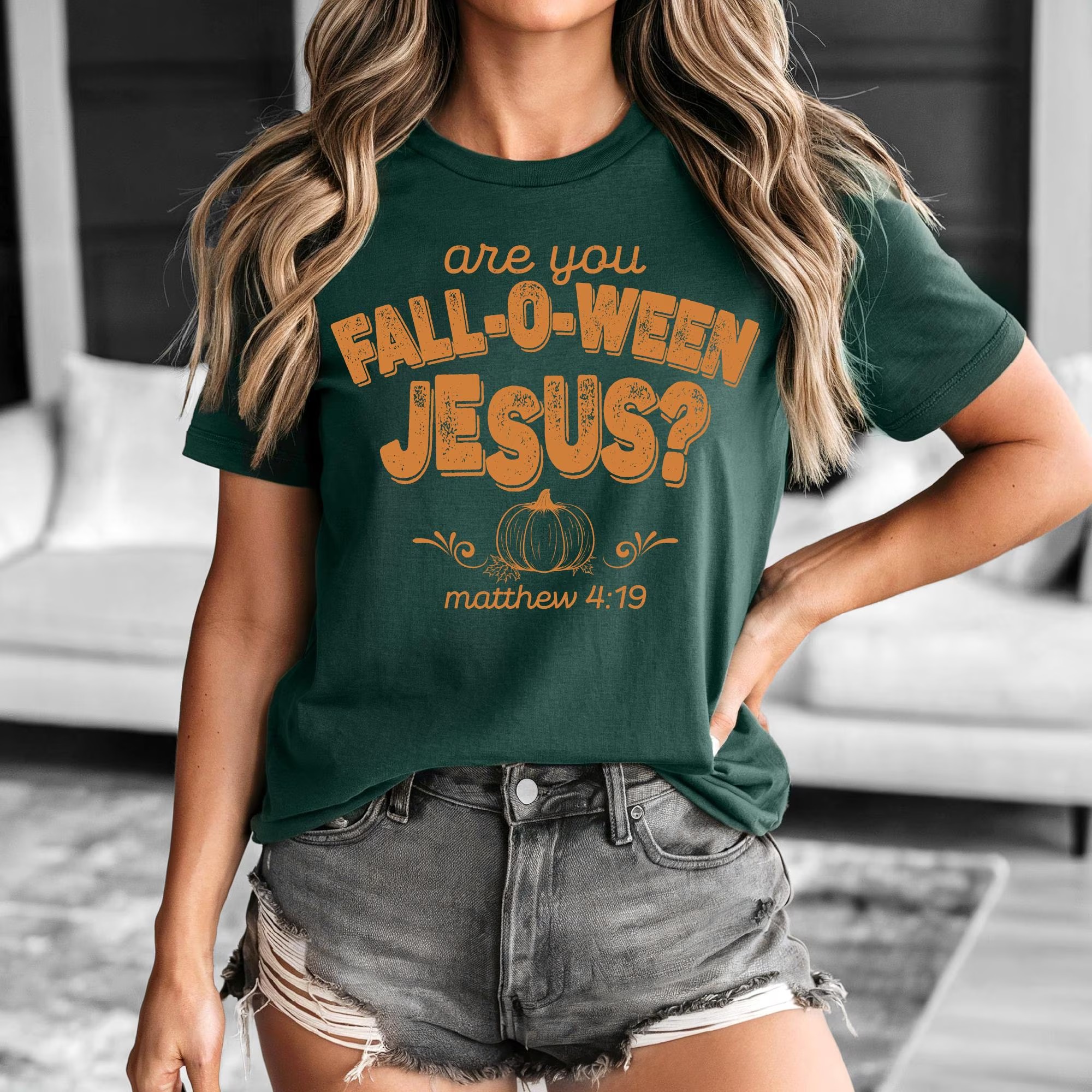 Jesus Fall Halloween T-Shirt