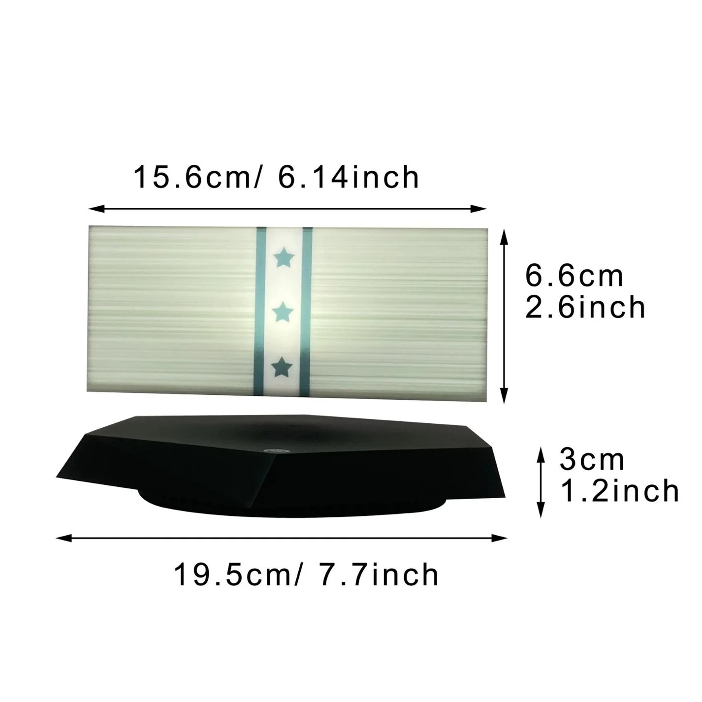 Floating Money Lamp – Magnetic Levitating Cash Light with LED Ambient Glow