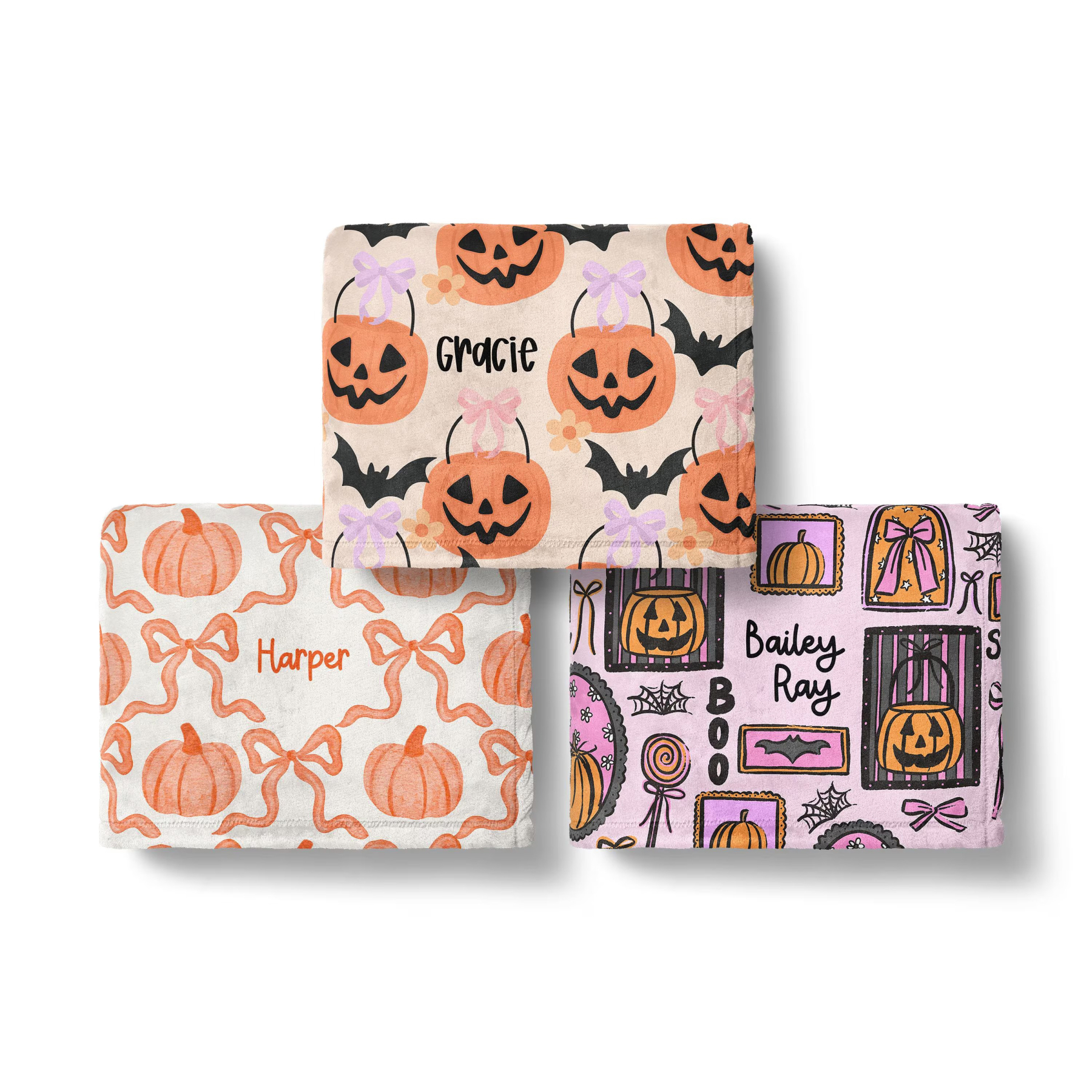 Personalized Halloween Full-print Blanket