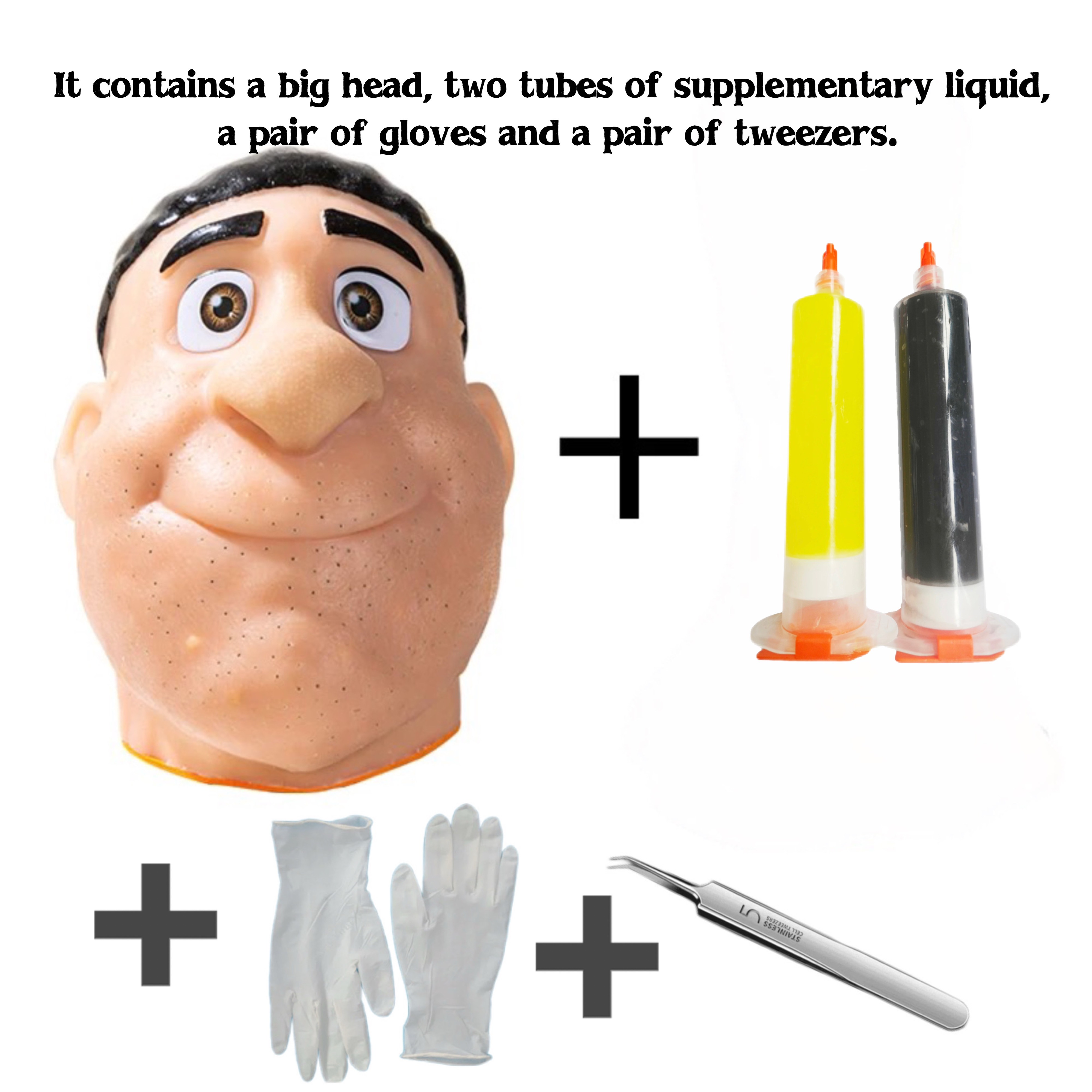 Refillable Blackhead Popping Toy – Realistic Squeeze & Stress Relief Sensory Fidget