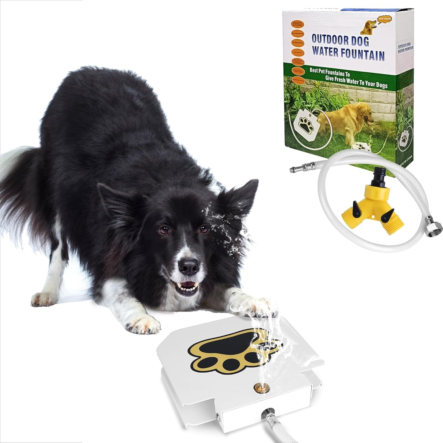 Dog Paw Activated Sprinkler – Fun & Smart Outdoor Water Toy 🐾💦