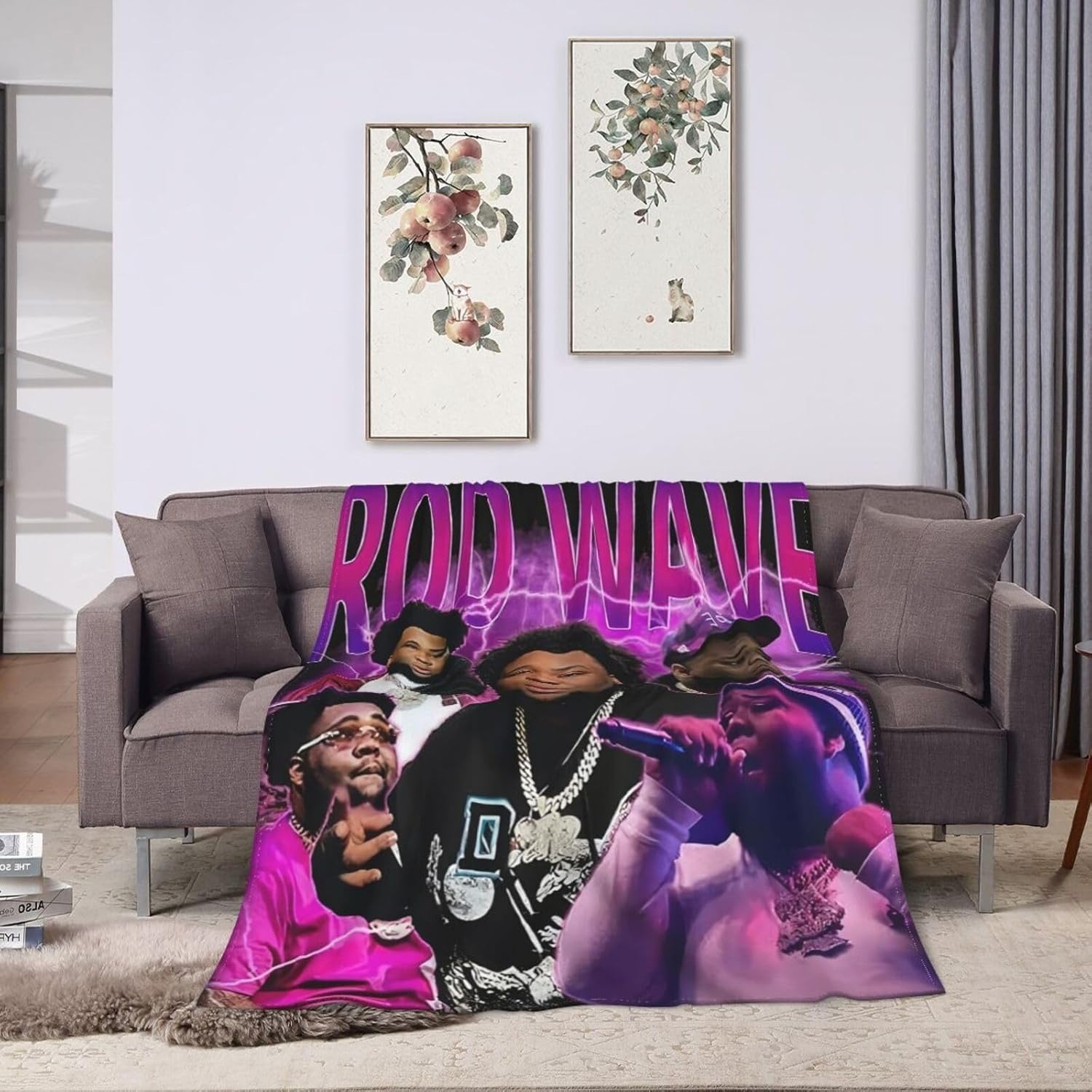 American Rod Rapper Wave Flannel Blankets 