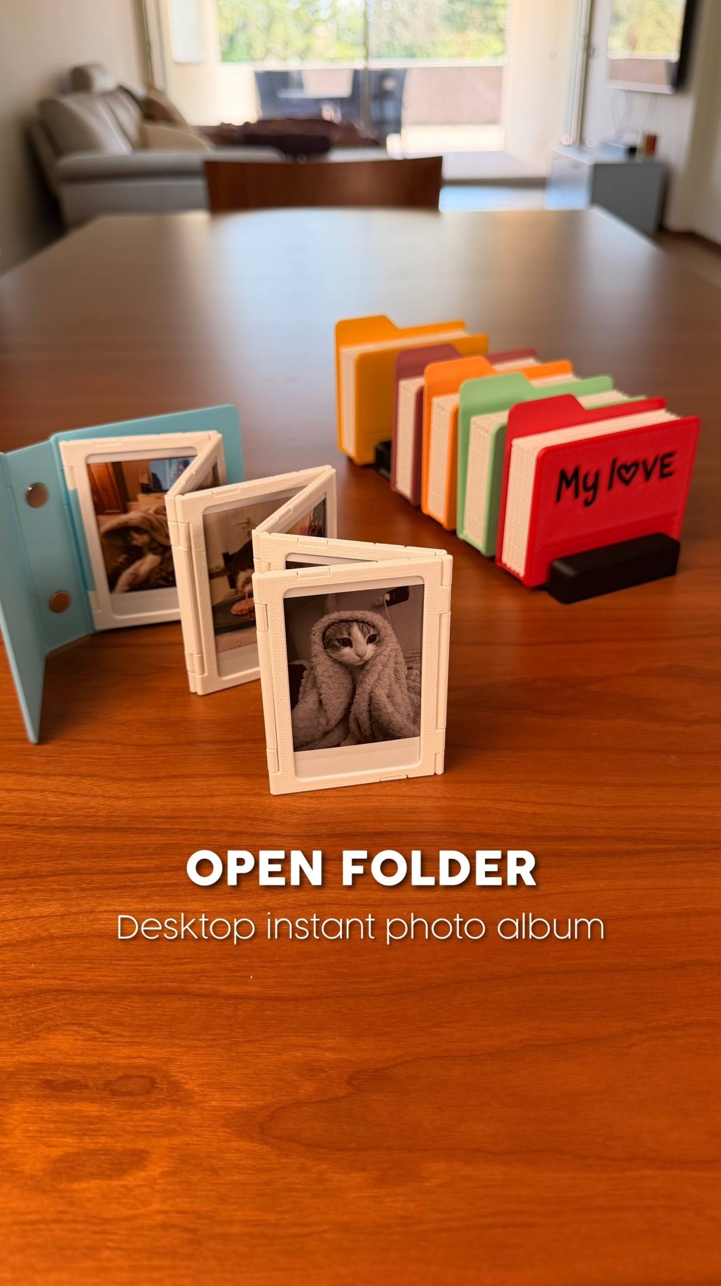 Retro Folder Instax Photo Holder 💾