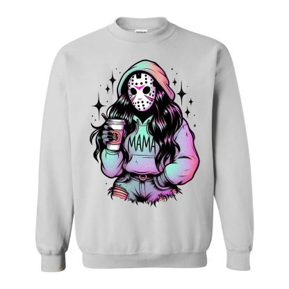 Spooky MaMa Horror Halloween Sweatshirt