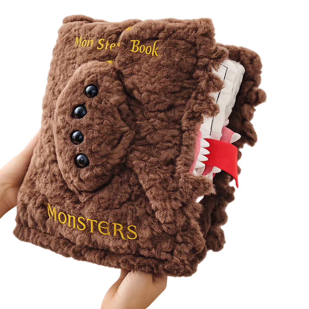 Magic Book Plush Toy – Surprise Transforming Stuffed Animal Gift