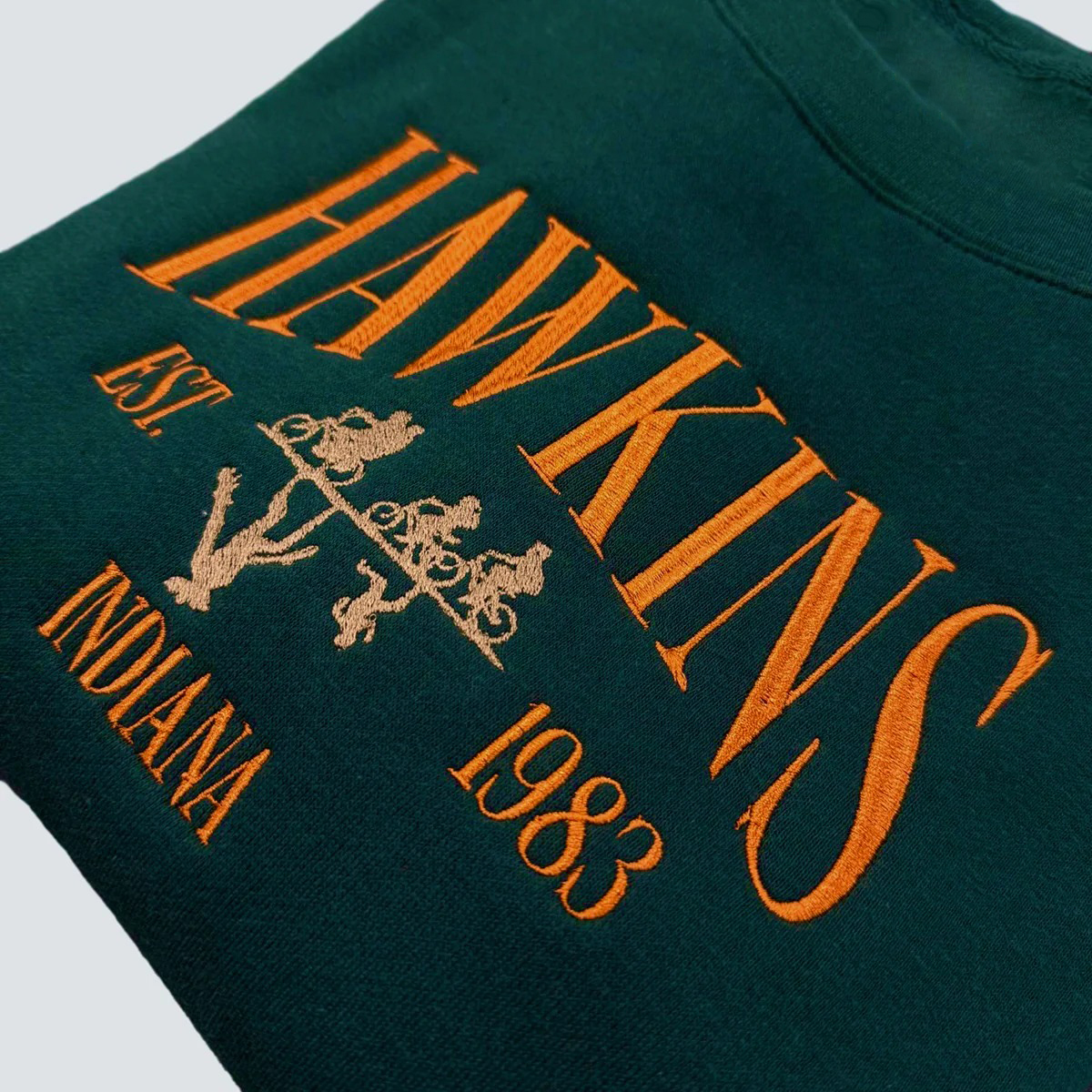 Hawkins Embroidered Crewneck Sweatshirt