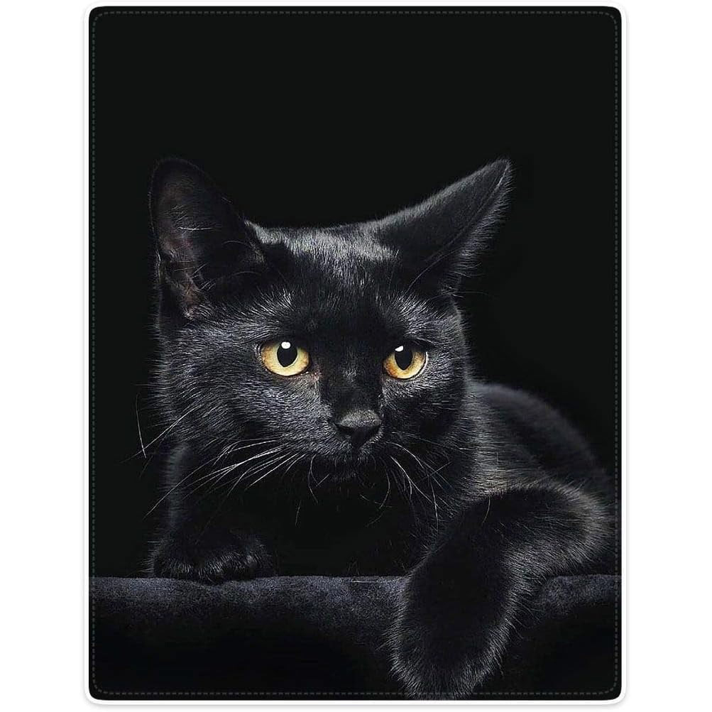 Black Cat Cuddly Blanket