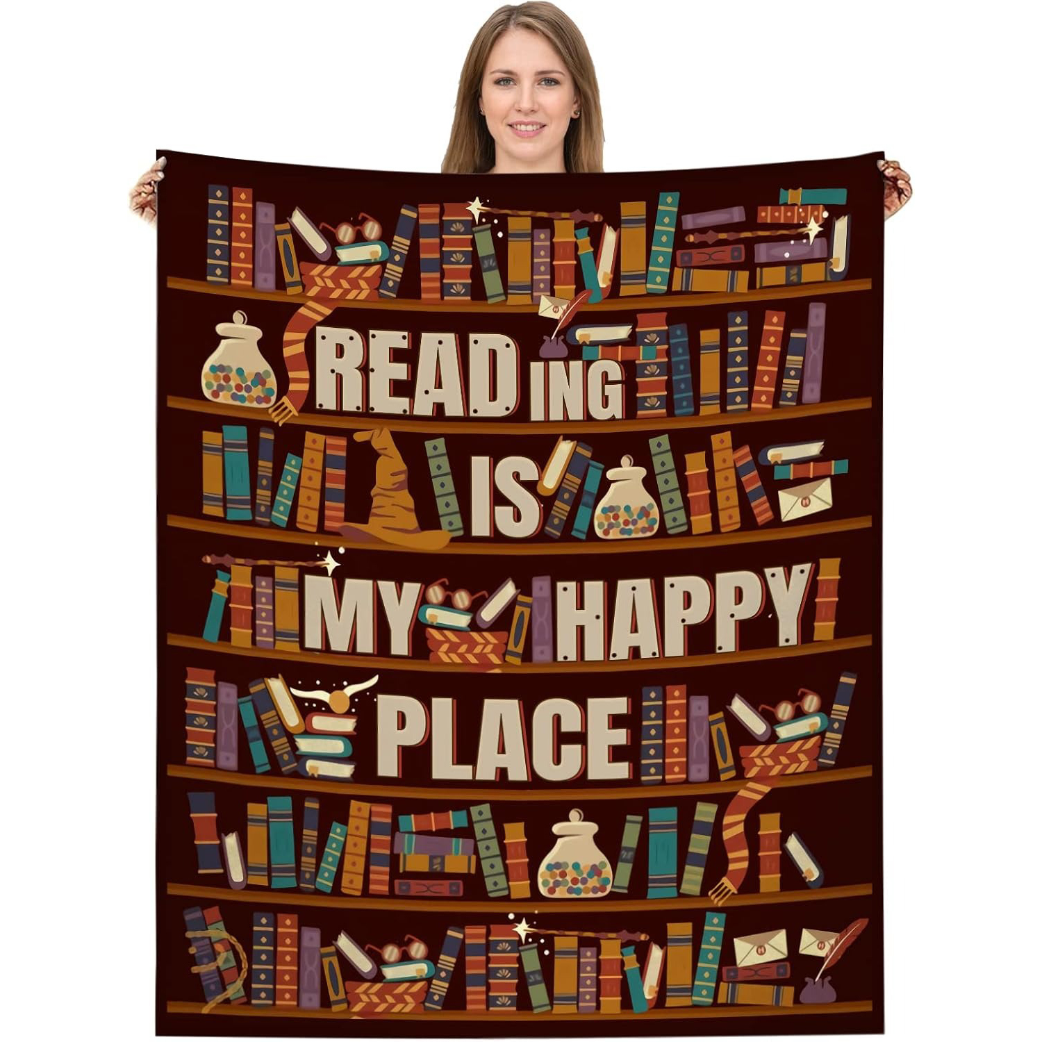 Book Lovers Gifts Blanket