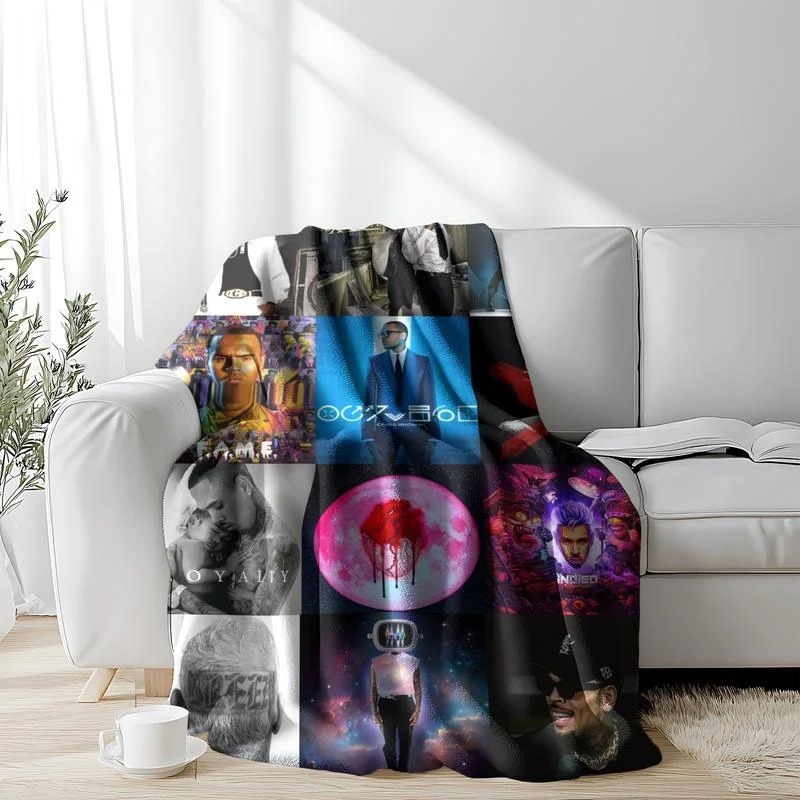 Chris Brown Album Cover Blanket