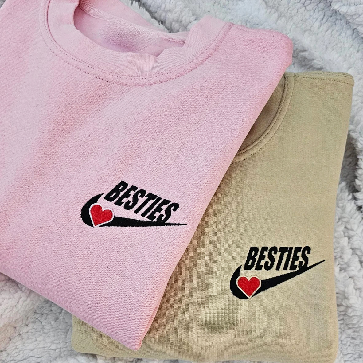 Besties Embroidered Sweatshirt