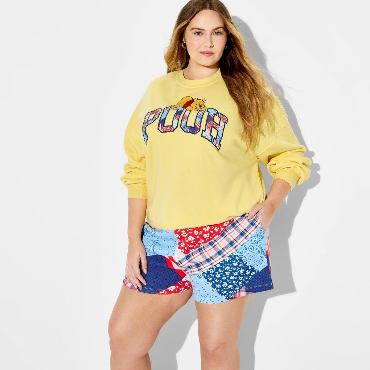 Women's Winnie The Pooh Fleece Graphic Pullover Sweatshirt