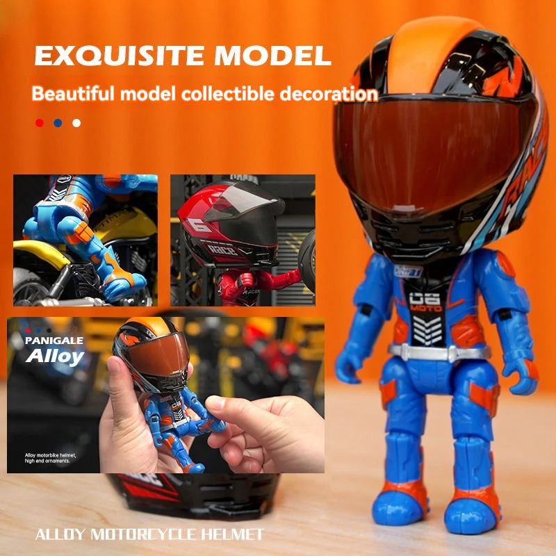 Motorcycle Helmet Decoration Accessory – Spinning Ornament, Easy Install