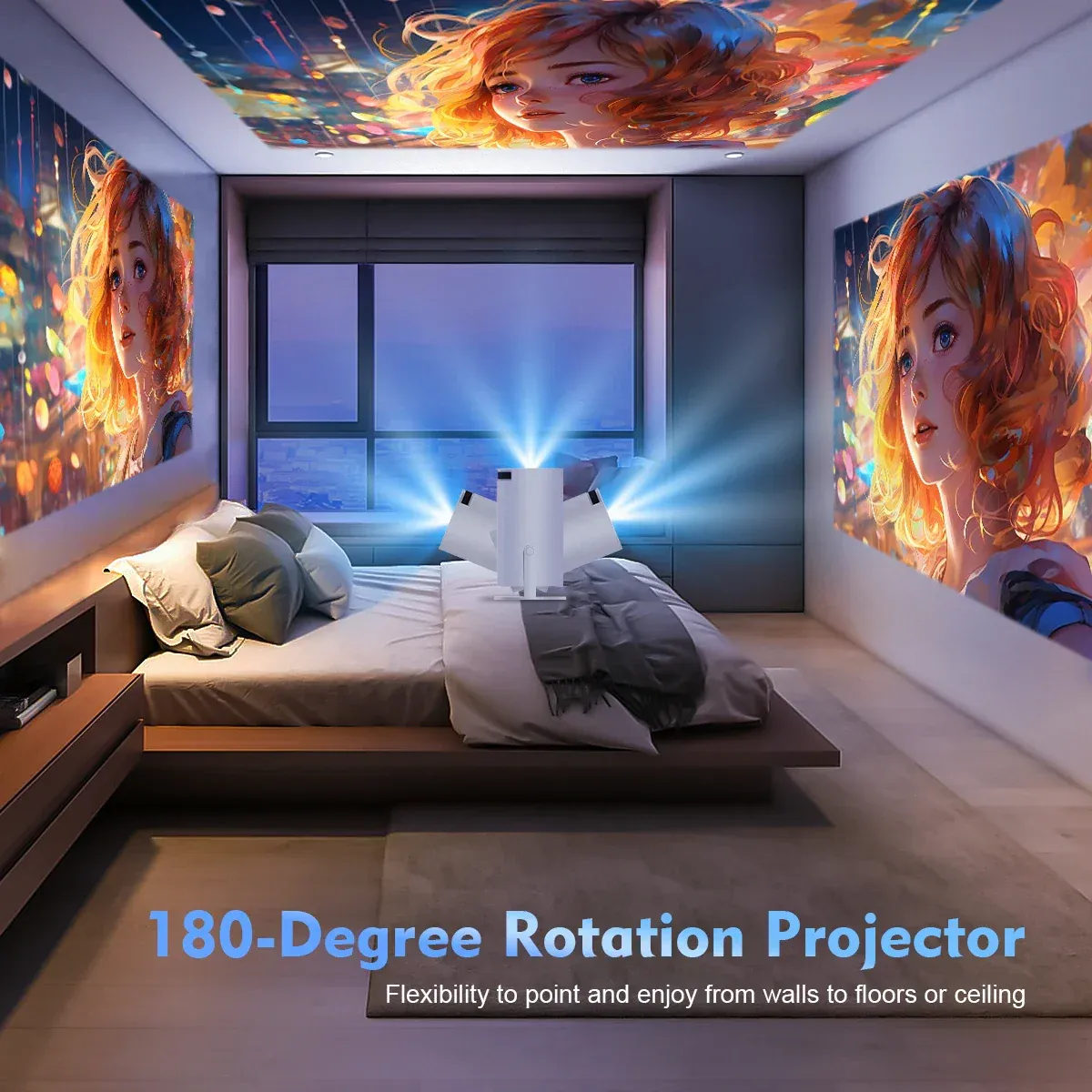 Portable Projector Home Cinema
