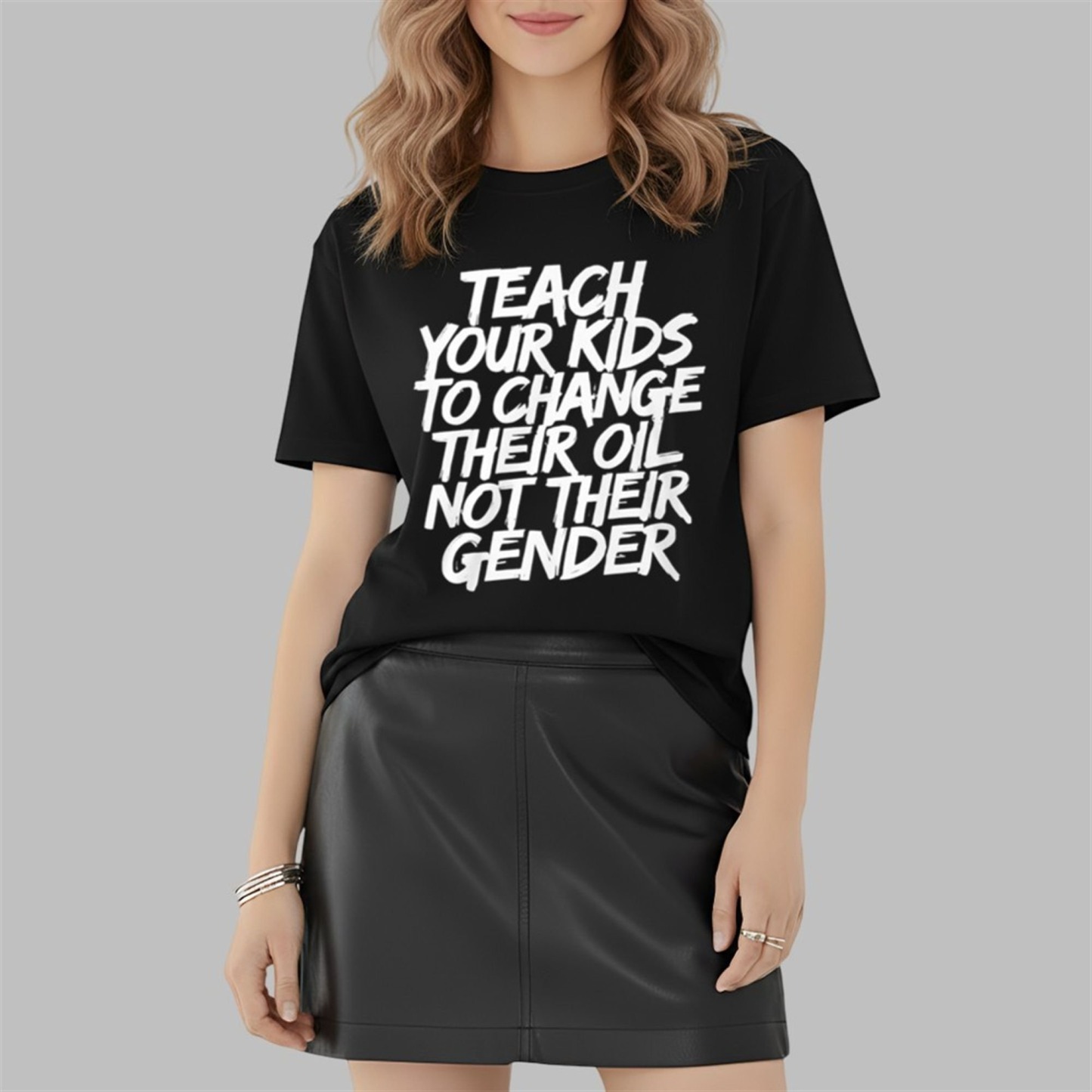 Teach Your Kids To Change Their Oil Not Their Gender Sweatshirt