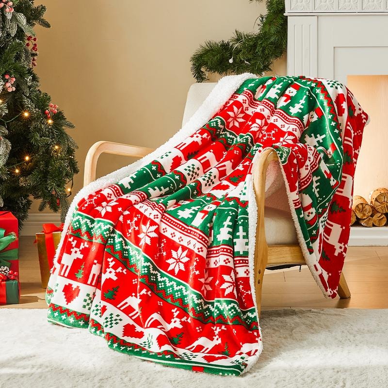 Christmas Winter Holiday Blanket