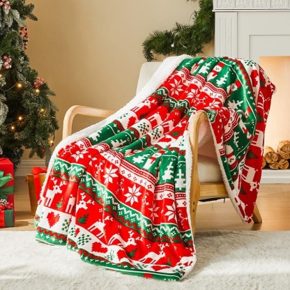 Christmas Winter Holiday Blanket