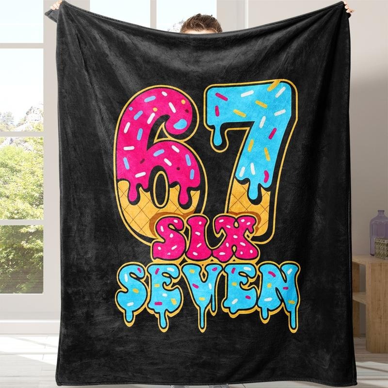 Six Seven Soft Flannel Blanket