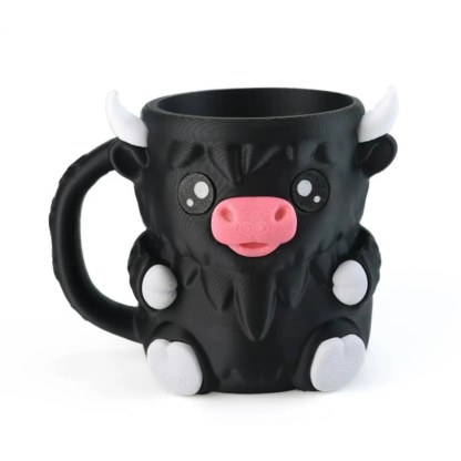 Highland Cow Ice Cream Mug Holder