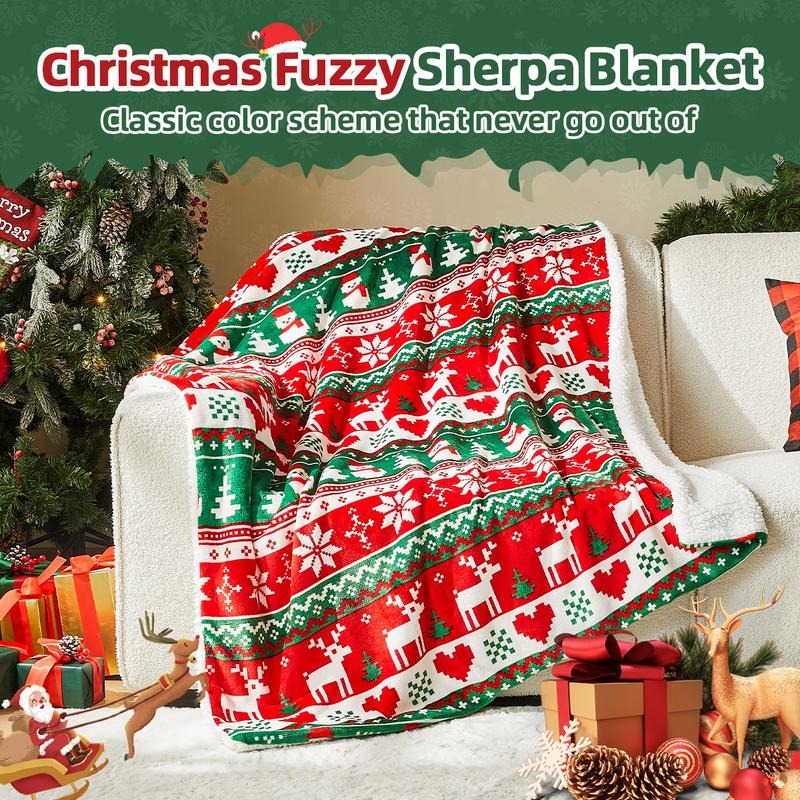 Christmas Winter Holiday Blanket