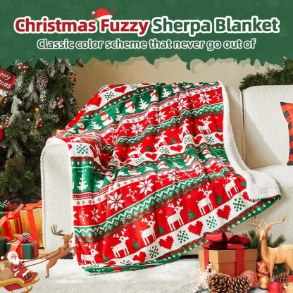 Christmas Winter Holiday Blanket