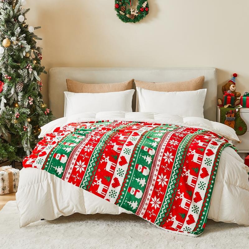 Christmas Winter Holiday Blanket