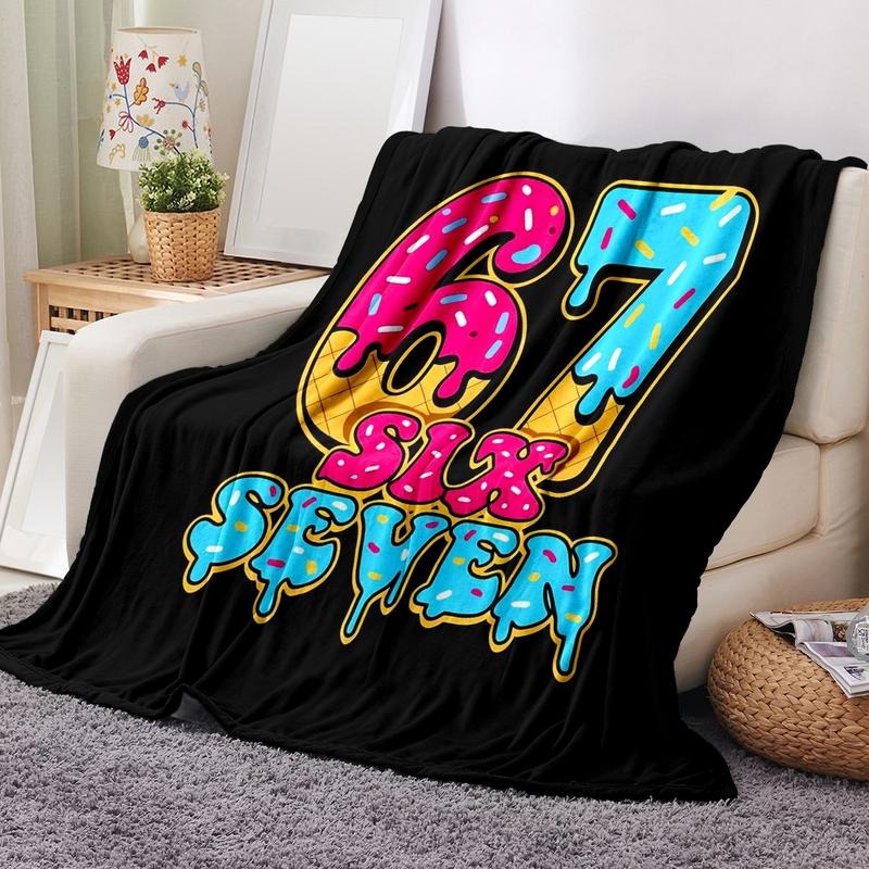 Six Seven Soft Flannel Blanket