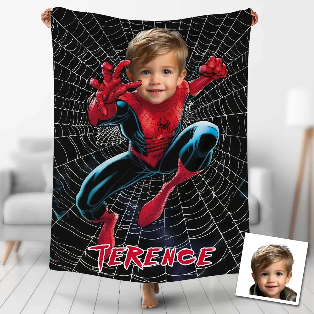 Personalized Superhero Fleece Blankets